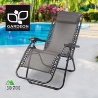 Gardeon Zero Gravity Outdoor Recliner Chair Beach Sun Lounge Folding Camping