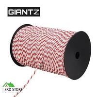 Giantz 500M Electric Fence Wire Tape Poly Stainless Steel Temporary Fencing Kit