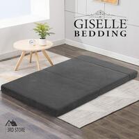 Giselle Bedding Folding Mattress Foldable Portable Bed Camping Pad Foam Double