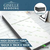 Giselle Bedding Foldable Mattress Portable Folding Floor Bed Bamboo Fabric Top