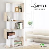 Artiss Display Shelf Cabinet Bookcase Stand Storage Bookshelf 5 Tier CD Shelves