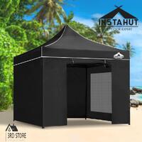 Instahut Gazebo Pop Up Marquee 3x3 Outdoor Camping Gazebos Tent Wedding Folding