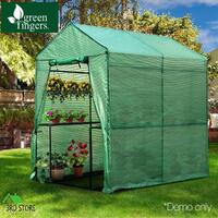 Greenfingers Greenhouse Garden Shed Walk in Green House 1.9X1.2M Storage Plant
