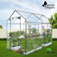 Greenfingers Greenhouse Walk in Garden Shed Green House 1.9X1.2M Storage