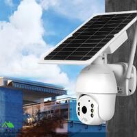 Solar Powered Security Camera Wireless 1080P Rechargeable Outdoor Night Vision