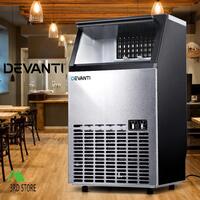 RETURNs Devanti Commercial Ice Maker Machine Portable Ice Cube Tray Stainless Steel