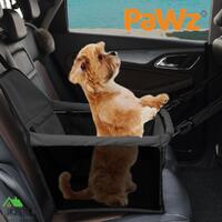 PawZ Pet Car Booster Seat with Built In Safety Strap in Black Colour