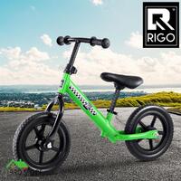 Rigo Kids Balance Bike Ride On Toys Push Bicycle Wheels Toddler Baby Green Bikes