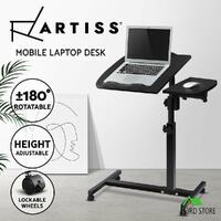 Mobile Laptop Desk Bed Stand Computer Table Adjustable Portable Study Office