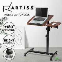 Artiss Laptop Table Laptop Desk Portable Mobile Stand Computer Adjustable Desk