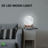 3D LED Moon Light with Touch Sensor in 3 Different Colour Mode 18CM Diameter