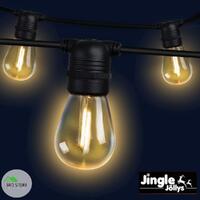 Jingle Jollys Festoon String Lights Christmas Bulbs 20 LED Party Wedding 23m