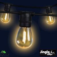 Jingle Jollys 59m LED Festoon String Lights Kits Wedding Party Christmas Outdoor