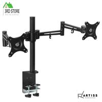 Artiss Dual Monitor Arm Desk Mount Stand 30'' HD LED Display TV Screen Holder
