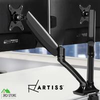Artiss Dual Monitor Stand Arm HD LED Desk Mount Screen TV Holder Gas Spring