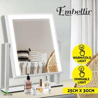 Embellir LED Makeup Mirror Mirrors Lighted Standing Tabletop Vanity Hollywood