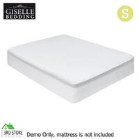 Giselle Waterproof Mattress Protector Bamboo Fibre Cotton Cover Single