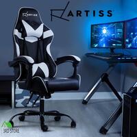 Artiss Gaming Office Chair Computer Chairs Leather Seating Racing Recliner Racer
