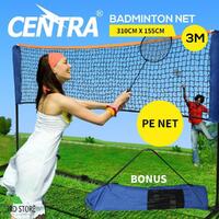 Centra Badminton Net Volleyball Tennis Portable Sports Set Beach Backyard 3M
