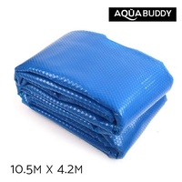 Aquabuddy Solar Swimming Pool Cover 400 Micron Isothermal Blanket 10.5X4.2M