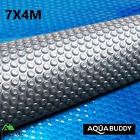 Aquabuddy Solar Swimming Pool Cover 500 Micron Outdoor Bubble Blanket 7m X 4m