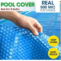 Solar Swimming Pool Cover 400 Micron Outdoor Bubble Blanket Protector 9.5 X 5M