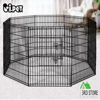 i.Pet 36" 8 Panel Pet Dog Playpen Puppy Exercise Cage Enclosure Fence Play Pen