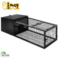 i.Pet Rabbit Cage Hutch Pet Cages Ferret Playpen Enclosure Carrier Metal Run