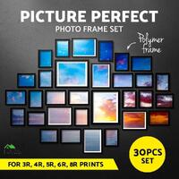Artiss Black Picture Photo Frames Frame Wall Set Collage Home Decor Gift 30pcs