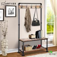 Artiss Clothes Rack Storage Stand Coat Garment Organiser Hanger Shoes Shelf
