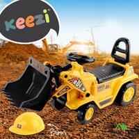 Keezi Kids Ride On Car Bulldozer Digger Toys Cars Toddler Children Excavator
