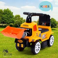 Keezi Kids Ride On Car Bulldozer Digger Toddler Toys Truck Sand Excavator Gift