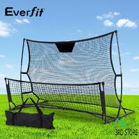 Everfit Portable Soccer Rebounder Net Volley Training Football Goal Pass Trainer