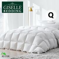 Giselle Duck Down Feather Quilt Duvet Doona All Season 500GSM Queen Size