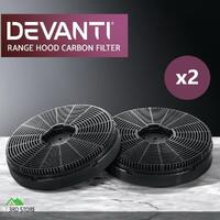 Devanti Rangehood Range Hood Filter Ductless Carbon Charcoal Replacement X2