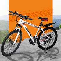 21 Speed 27.5'' Mountain Bicycle Dual Disc Brake Front Suspension White Women