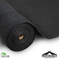 30%UV 3.66x30m Shade Cloth Shadecloth Sail Mesh Roll Outdoor Black