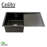 Cefito Stainless Steel Kitchen Sink Under/Topmount Sinks Laundry Bowl 750X450MM