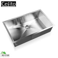 Cefito Stainless Steel Kitchen Sink Under/Topmount Sinks Laundry Bowl 700X450MM