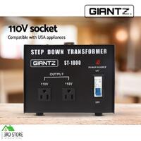 RETURNs Giantz 1000W 240V TO 110V Step Down Stepdown Transformer Voltage Converter AU-US