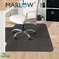 Chair Mat Carpet Hard Floor Protectors Home Office Room Computer Work PVC Mats No Pin Black