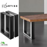Artiss 2x Coffee Dining Table Legs Steel Industrial Vintage Bench Metal BOX 40CM