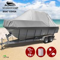 Seamanship 17-19ft Boat Cover Trailerable Jumbo 600D Waterproof Marine Grade