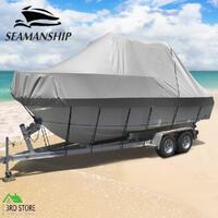 Seamanship 23-25ft Boat Cover Heavy Duty Trailerable Jumbo 600D Waterproof
