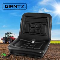 Giantz Tractor Seat Forklift Excavator Universal Suspension Backrest Truck Chair