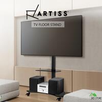 Artiss Mobile TV Stand with Mount Swivel Bracket Trolley Wheels 32 to 70 inch