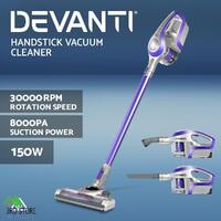 Devanti Handheld Vacuum Cleaner Cordless Stick Handstick Bagless Recharge Vac