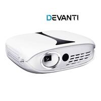 RETURNs Devanti Mini Video Projector Wifi USB HDMI Portable 1000 Lumens HD 1080P Home Theater