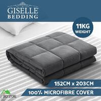 Giselle Weighted Blanket 11KG Heavy Gravity Blankets Adult Washable Deep Sleep