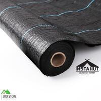 Instahut 1.83x 30m Weed Mat Matting Control Weedmat Woven Fabric Plant Cover